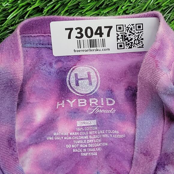 Jimi-Hendrix Tie-Dye Shirt Womens Small 18x24 Blue Purple - Picture 8 of 12